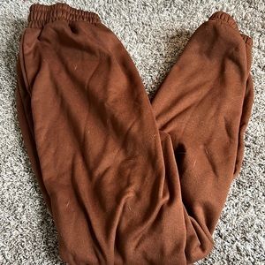 Shein sweatpants, size: small color: brown material: polyester